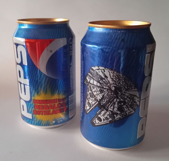Pepsi Star Wars Dart Vader y Halcón milenario