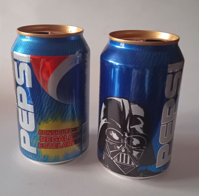 Pepsi Star Wars Dart Vader y Halcón milenario