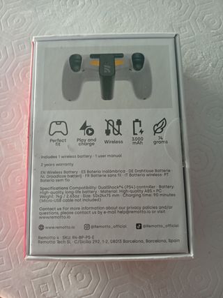 Remotto 4 - Batería inalámbrica PS4