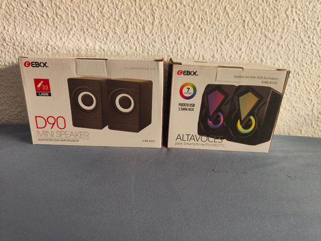 Vendo altavoces nuevos de caja, de todo tipo!
