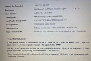 Portátil HP negro nuevo. 1TB, teclado muy cómodo