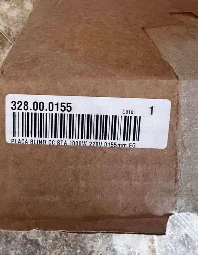 Placa vitrocerámica 1000W