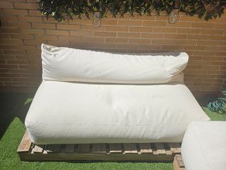 Divani e pouf da giardino beige Sklum