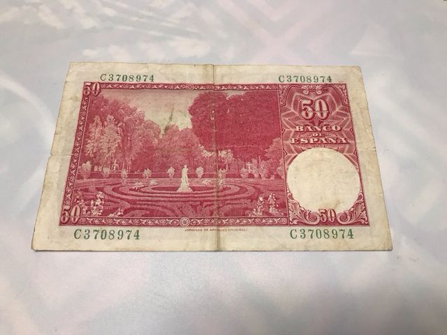 Billete 50 Pesetas España 1951