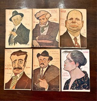 LOTE 22 NOVELAS TEATRALES 1917 . BUEN ESTADO
