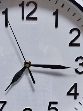 Reloj de Pared Redondo Blanco