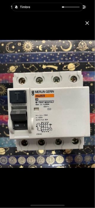 Interruptor diferencial idd 40A 300mA