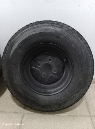 2 Ruedas remolque 10" usadas