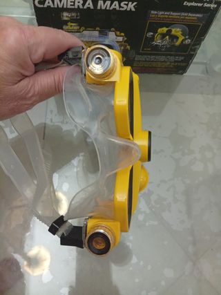 Máscara Cámara y Video Submarina Nueva.