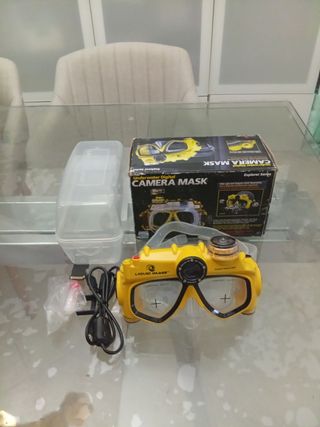 Máscara Cámara y Video Submarina Nueva.