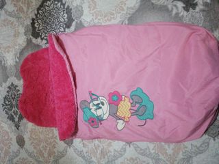 Saco carro Minnie bebé rosa