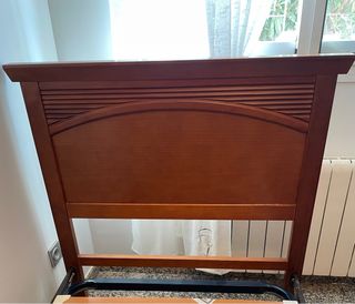 Cama 90 madera marrón