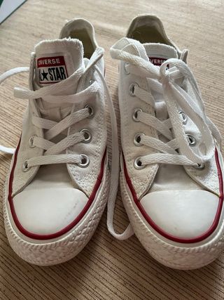 Converse blancas 36, unisex
