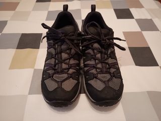 Zapatillas Merrell Senderismo Gris/Negras Mujer