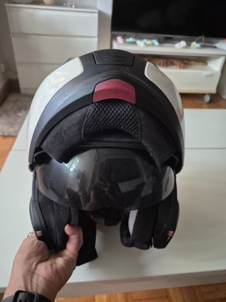 Casco BMW system evo moto modular blanco