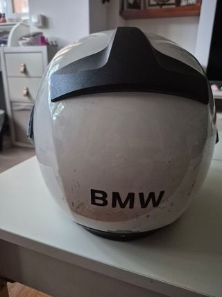 Casco BMW system evo moto modular blanco