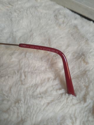 Gafas Soloptical - rojas y doradas