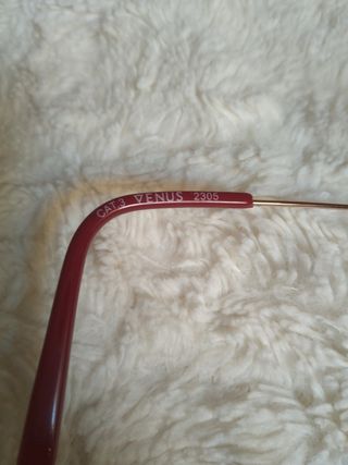 Gafas Soloptical - rojas y doradas