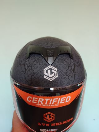 Casco moto integral talla M - Gato dibujo de gato 