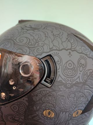 Casco moto integral talla M - Gato dibujo de gato 