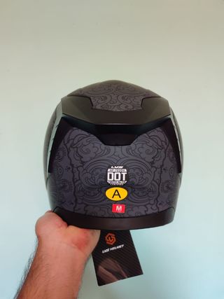 Casco moto integral talla M - Gato dibujo de gato 
