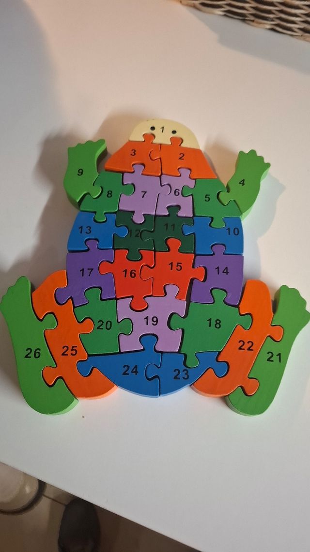 Set de juguetes de desarrollo y motricidad.