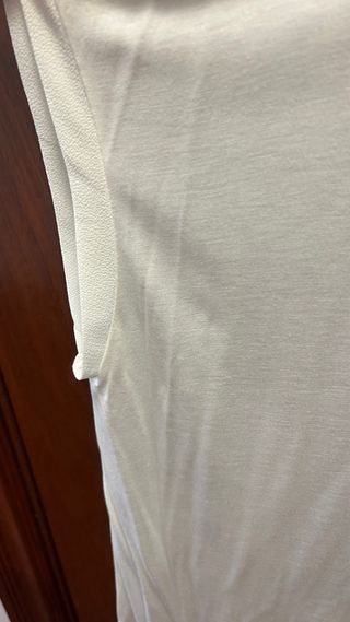 Camiseta blanca bailarina - L