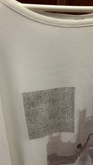 Camiseta blanca bailarina - L