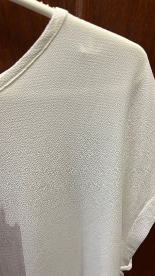 Camiseta blanca bailarina - L