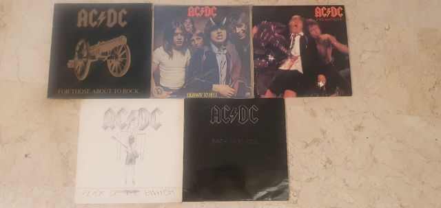 5 LPs AC/DC