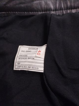 Pantalón piel negro