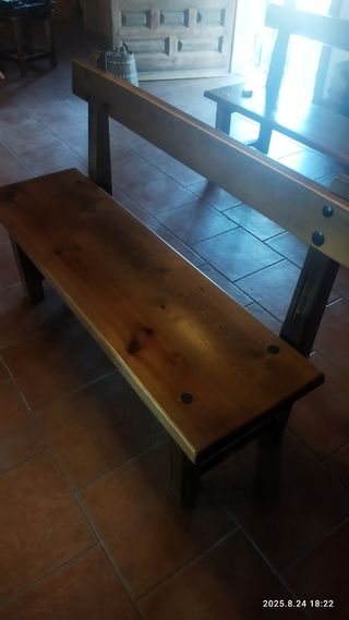 Bancos madera maciza 