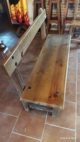 Bancos madera maciza 