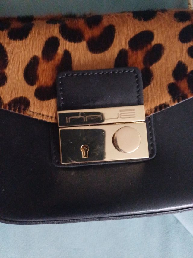 Bolso Innue marrón-multicolor