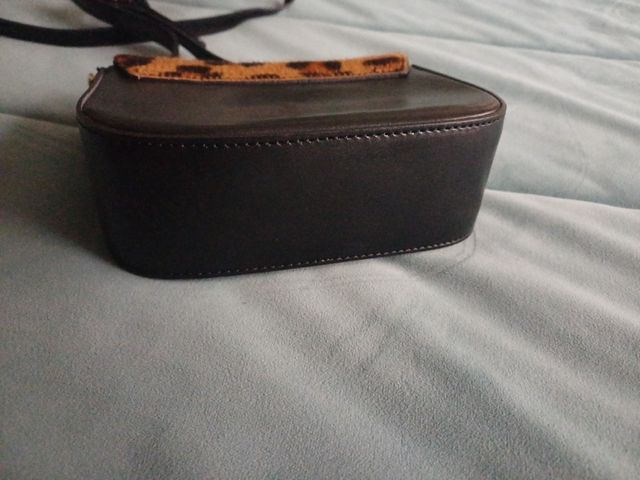 Bolso Innue marrón-multicolor