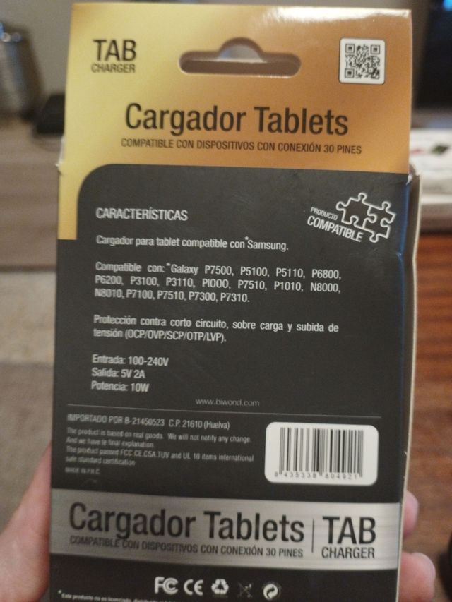 Cargador Bluond 10W - 30 Pines