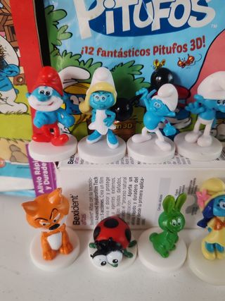 Pitufos 10 Figuras tamaño pequeño 