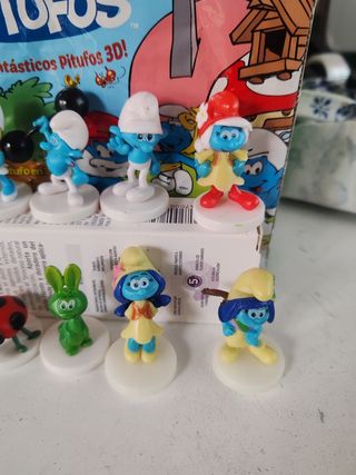 Pitufos 10 Figuras tamaño pequeño 