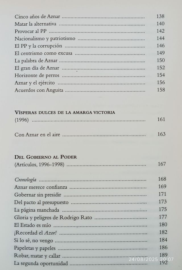 Con Aznar Y Contra Aznar (Actualidad) (Spanish ...