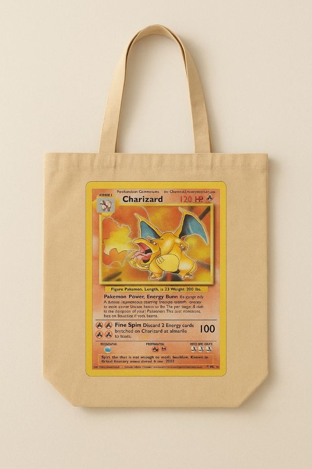 Totebag Carta Pokemon (Personalizable)