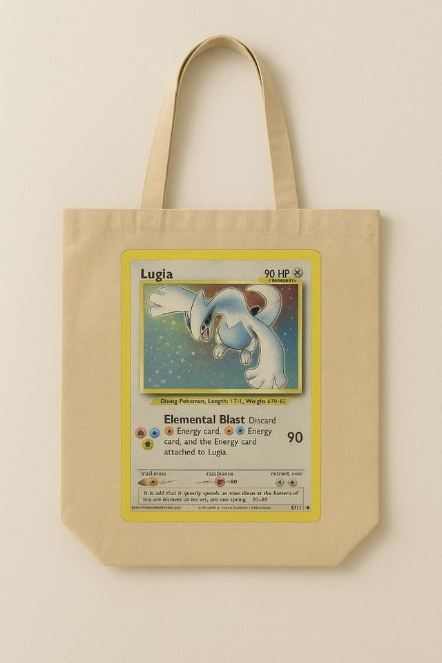 Totebag Carta Pokemon (Personalizable)
