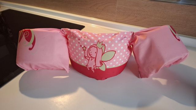 Traje de neopreno, natación. Flotador niña, manga