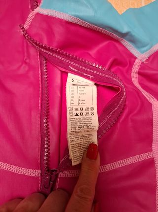  Traje de neopreno, natación. Flotador niña, manga
