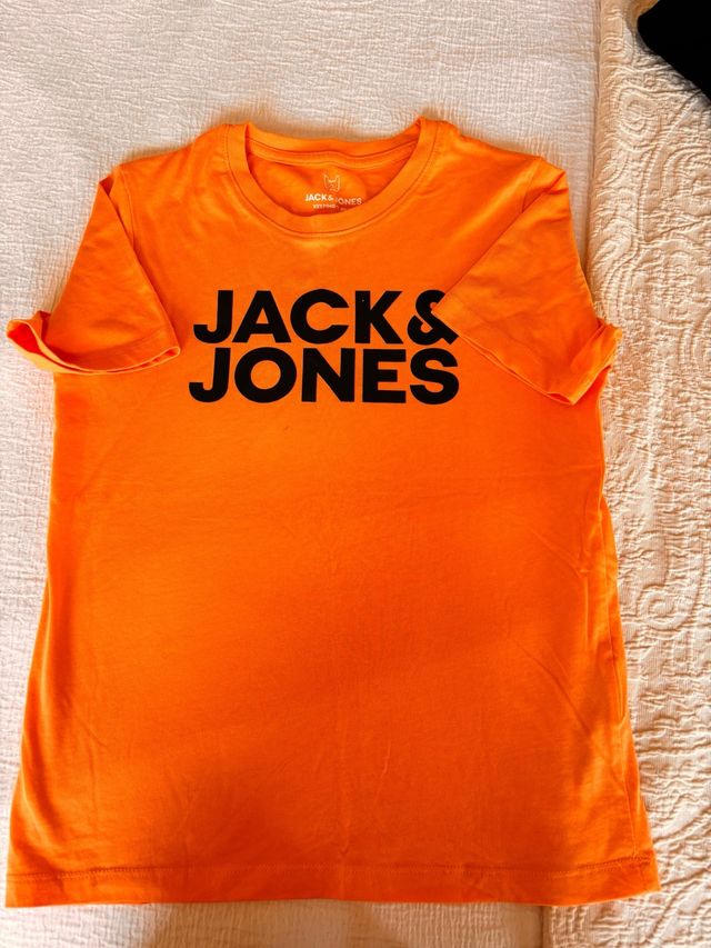 T-shirt Jack & Jones arancione