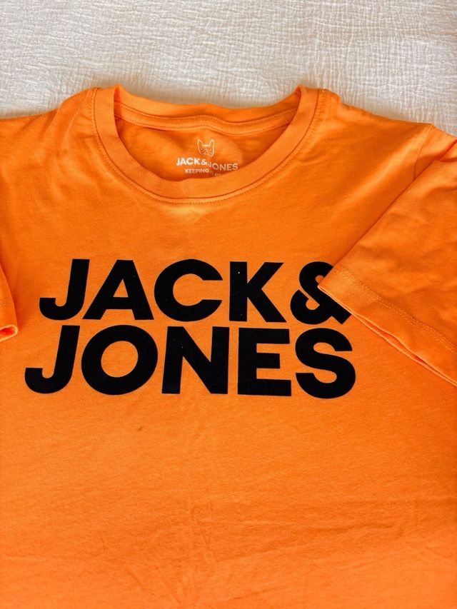 T-shirt Jack & Jones arancione