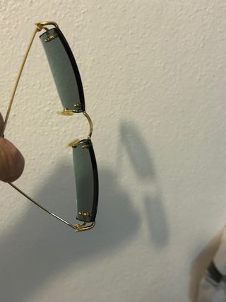 Gafas Cartier CT0465S - Doradas y sin funda