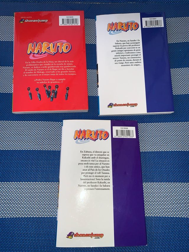 Naruto nº 01, 2 y 3