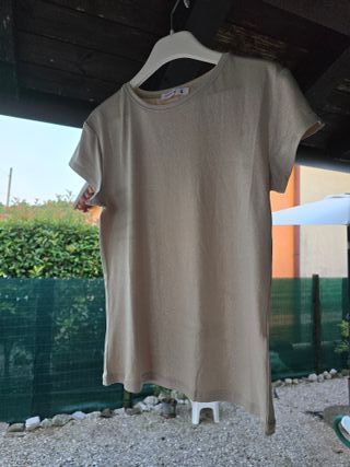 Maglietta bimba beige tg L Terranova - NUOVA