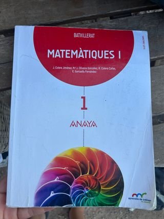 Matemàtiques I.