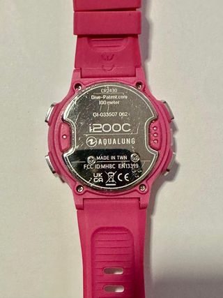 Aqualung i200C Ordenador Buceo Rosa y Verde lima